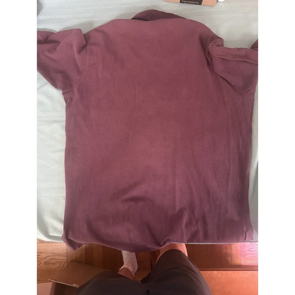Vintage Ralph Lauren POLO Golf Short Sleeve Polo Shirt Size Large Burgundy Crest